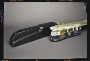 Stromlinienmodell einer Lokomotive