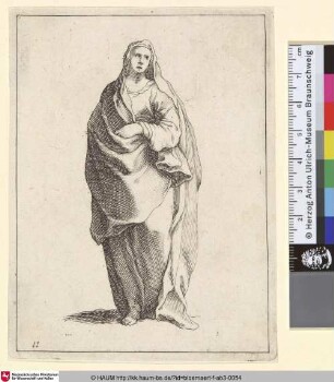 [A draped Woman; Frau mit langem Gewand]