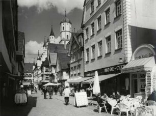 Die Hindenburgstraße in Biberach