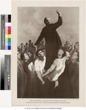 Originaltitel: Wir schwören, dass das französische Volk ... Plakatserie "Für den Frieden"