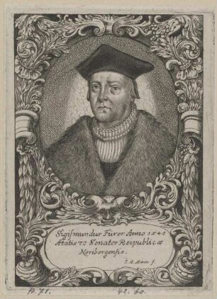 Bildnis des Sigismundus Fürer