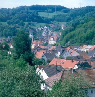 Heigenbrücken. Blick auf den Luftkurort