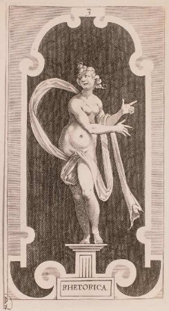 Allegorische Figur der Rhetorik