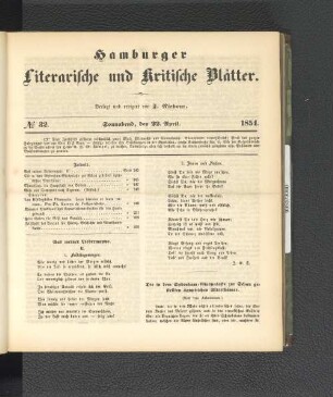 No. 32. 22. April 1854