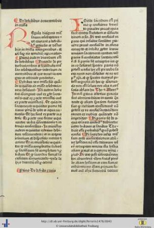 De defectibus occurrentibus inmissa.