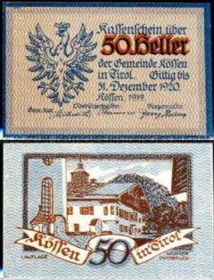 Kössen, Tirol 50 Heller