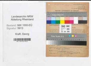 Entnazifizierung Georg Kraft, geb. 12.09.1897 (Verw.Angest.)