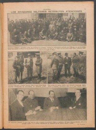 Los aviadores militares retribuyen atenciones