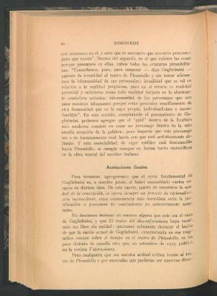 Acotaciones finales
