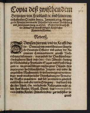 4r-5v, Copia des zwischen dem Herzogen...