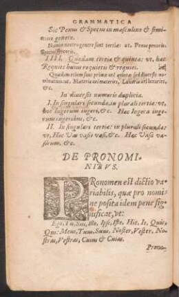 De Pronominibus.