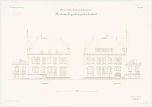 Tierärztliche Hochschule Hannover Anatomisch-Pathologisches Institut: Aufriss Ostansicht, Westansicht 1:100