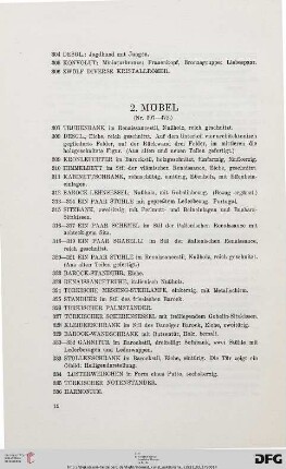 2. Möbel (Nr. 307-472)
