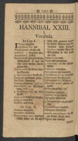Hannibal XXIII.
