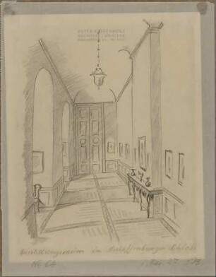 Birkenholz, Peter; Aschaffenburg; Schloss - Museum - Ausstellungsraum No. 64 (Perspektive)