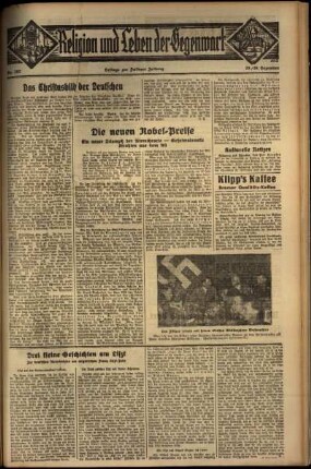 Vierte Ausgabe vom Sonntag, den 29. Dezember 1935.