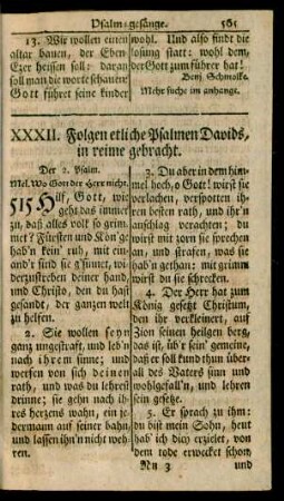 XXXII. Folgen etliche Psalmen Davids, in reime gebracht