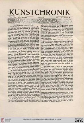 Heft 1 (2. Oktober 1914)