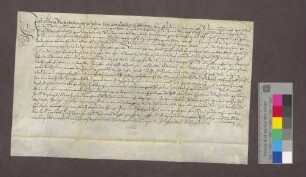 Gabriel Jungheim zu Istein verkauft an Marx von Jestetten ein Stück Reben zu Istein.