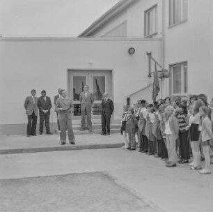 Konew - Schule in Ralbitz, Einweihung
