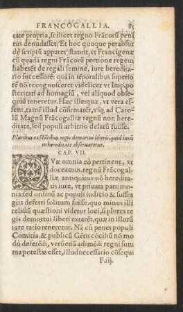 Cap. VII.