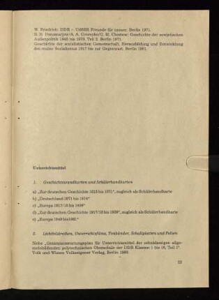 Unterrichtsmittel