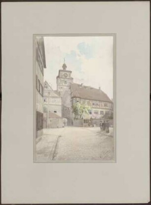 Weißer Turm im Nordosten von Rothenburg ob der Tauber