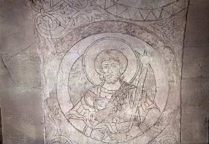 Medaillon: Der heilige Erasmus