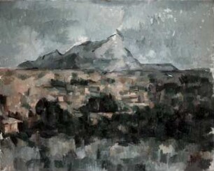 La Montagne Sainte-Victoire von Les Lauves aus gesehen / La montagne Sainte-Victoire vue des Lauves