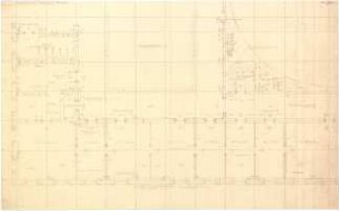 Troost, Paul Ludwig; München, Arcisstr. 12; Führerbau der NSDAP - Obergeschoss, Nordwest (Grundriss)