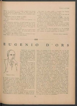 Eugenio d'Ors