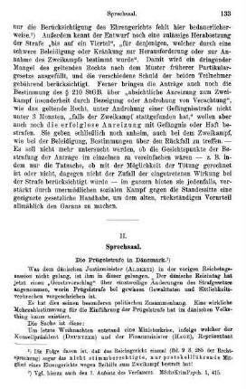 133-134, Die Prügelstrafe in Dänemark