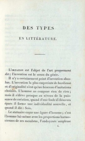 Des types en littérature