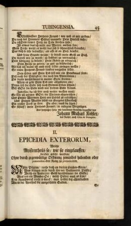 45-63, II. Epicedia Exterorum