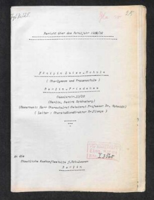 1931/32: Bericht über das Schuljahr ... - 1931/32