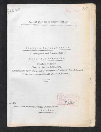 1931/32: Bericht über das Schuljahr ... - 1931/32