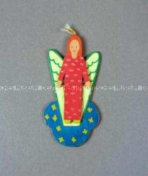 Christbaumschmuck: Engel mit Wolke