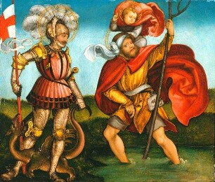 Hl. Georg und Hl. Christopherus