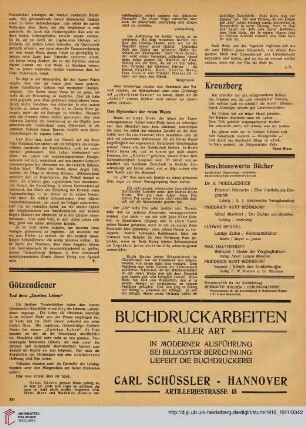 Beachtenswerte Bücher