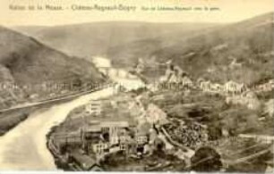 Das Tal der Maas mit Château-Regnault-Bogny
