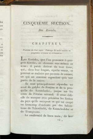 Cinquième section