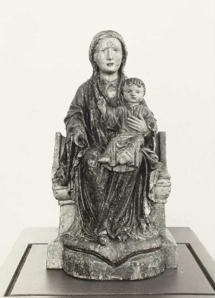 Thronende Madonna mit Kind