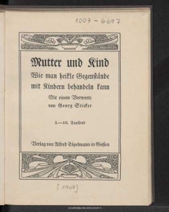 Mutter und Kind : wie man heikle Gegenstände mit Kindern behandeln kann