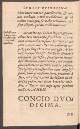 Concio Duodecima. De Regno Christi.