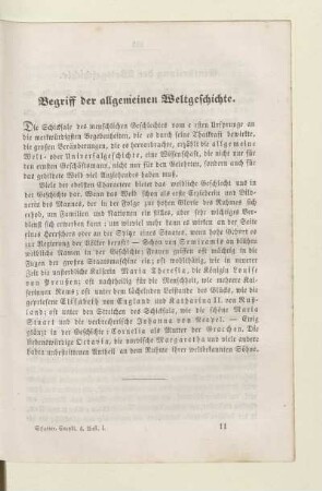Begriff der allgemeinen Weltgeschichte