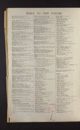 Index to this volume