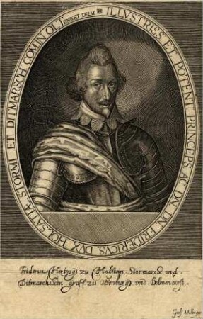 Bildnis von Friedrich III. (1597-1659) Herzog von Schleswig-Holstein-Gottorp