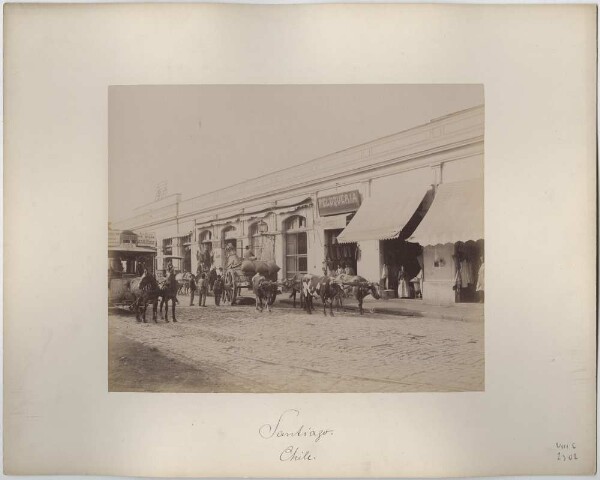 Street scene in Santiago