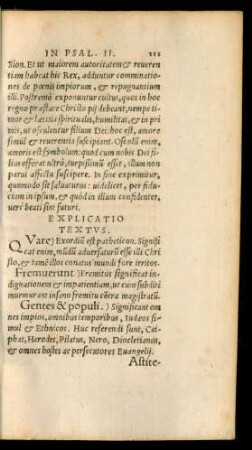 Explicatio Textus.