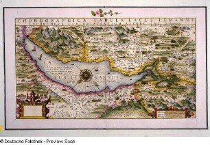 Chorographica Tabula Lacus Lemanni (Genfer See) (1:250 000)